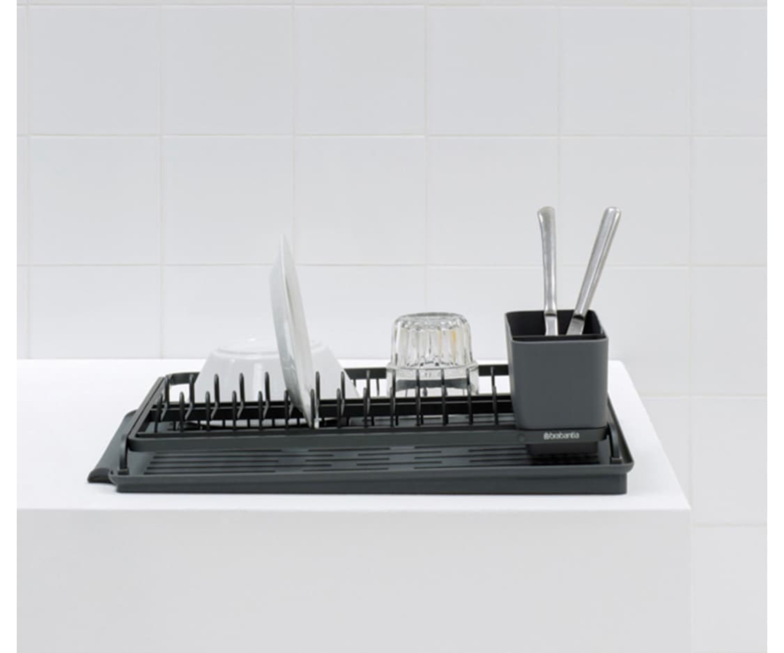 BRABANTIA Dark Grey Dish Drying Rack — image 1 of 3