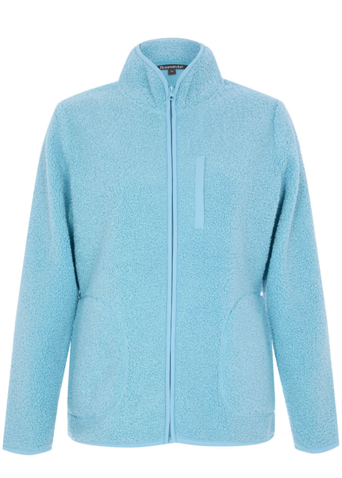 Long Sleeve Teddy Fleece Zip Through — image 2 of 3