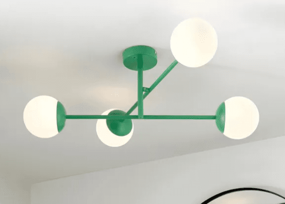Tela 4 Light Semi Flush Bathroom Ceiling Light