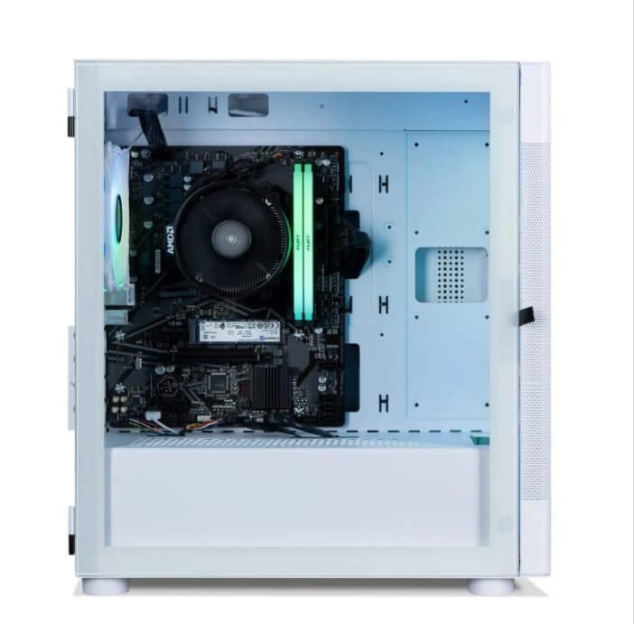Horizon X White Ryzen 5 Configurable Next Day Gaming PC — image 2 of 3