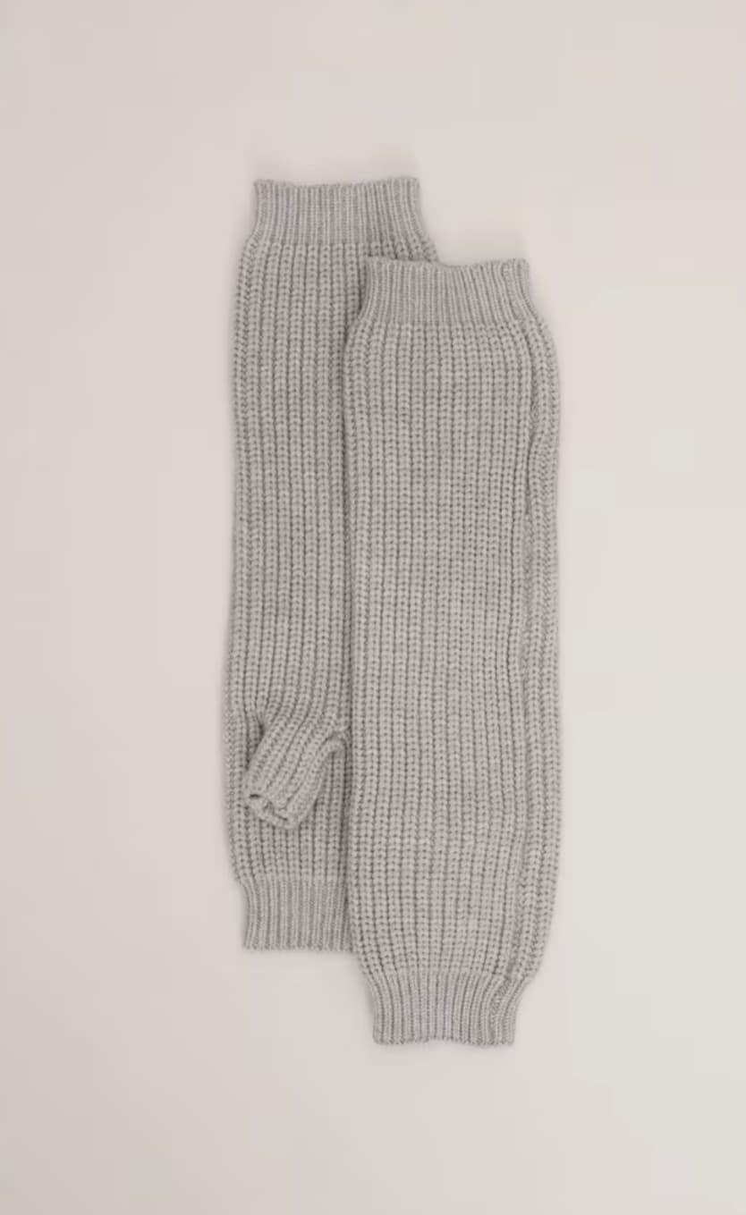 Grey Ribbed Armwarmers — image 3 of 3
