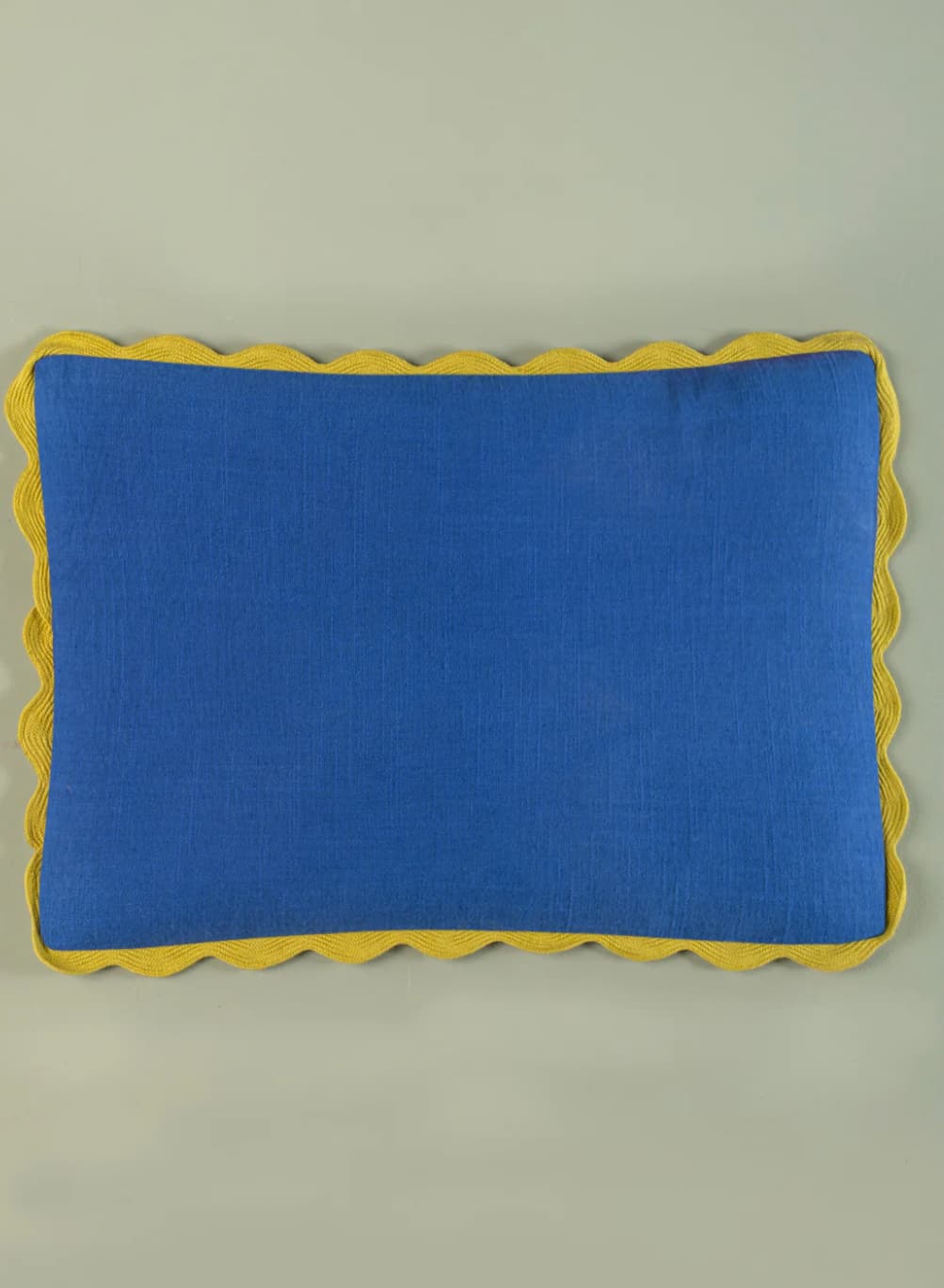 Rectangular Block Colour Cotton Cushion Cover — image 1 of 2