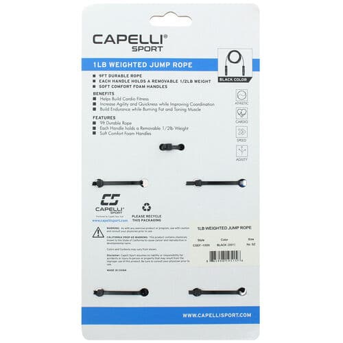 Capelli Sport 1lb Weighted Jump Rope — image 3 of 3