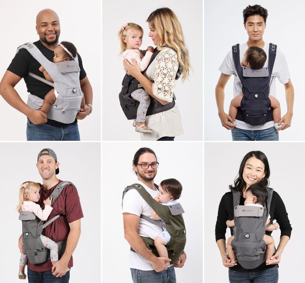 HUGPAPA DIAL FIT TECHNOLOGY 3 IN 1 HIPSEAT CARRIER — image 3 of 4