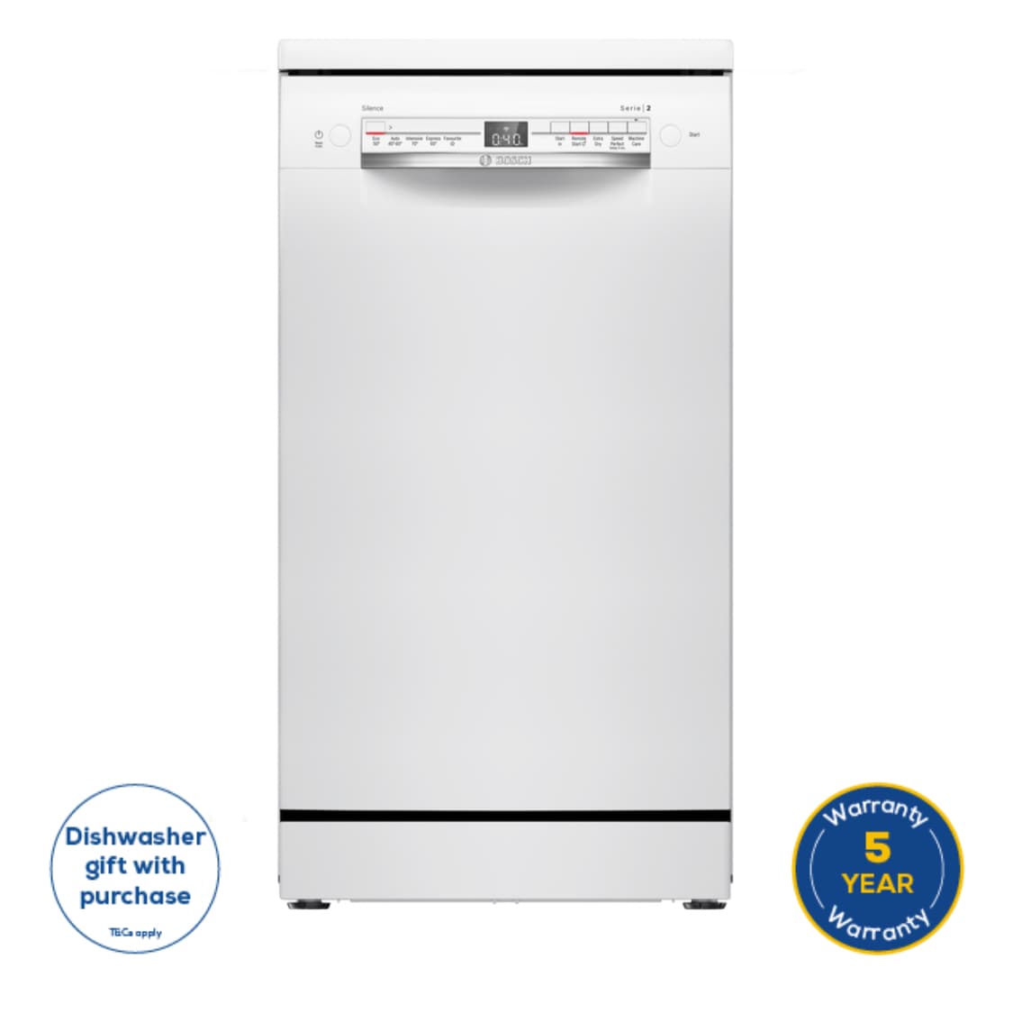 Bosch SPS2IKW01G Dishwasher - White - 9 Place Settings — image 1 of 3
