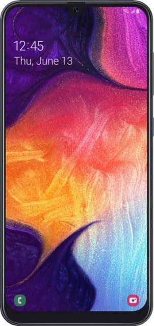 Samsung - Galaxy A50 with 64GB Memory Cell Phone (Unlocked) - Black — image 4 of 5