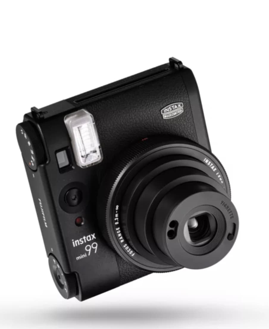 Fujifilm Instax Mini 99 Instant Camera with Built-In Flash & Shoulder Strap, Black — image 1 of 3