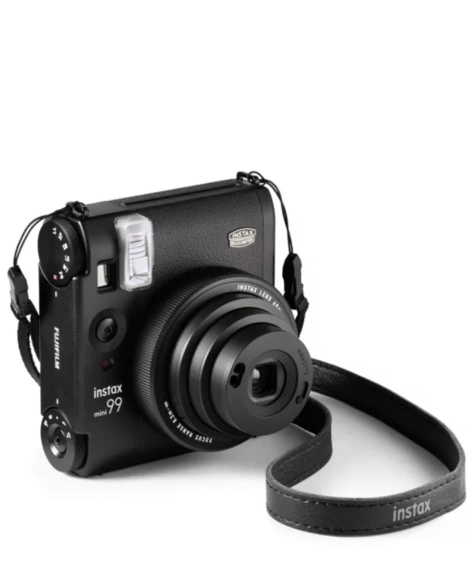 Fujifilm Instax Mini 99 Instant Camera with Built-In Flash & Shoulder Strap, Black — image 2 of 3
