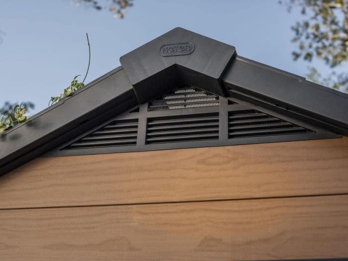 Keter Newton Apex Plastic Garden Shed - 7.5 x 11 ft — image 4 of 4