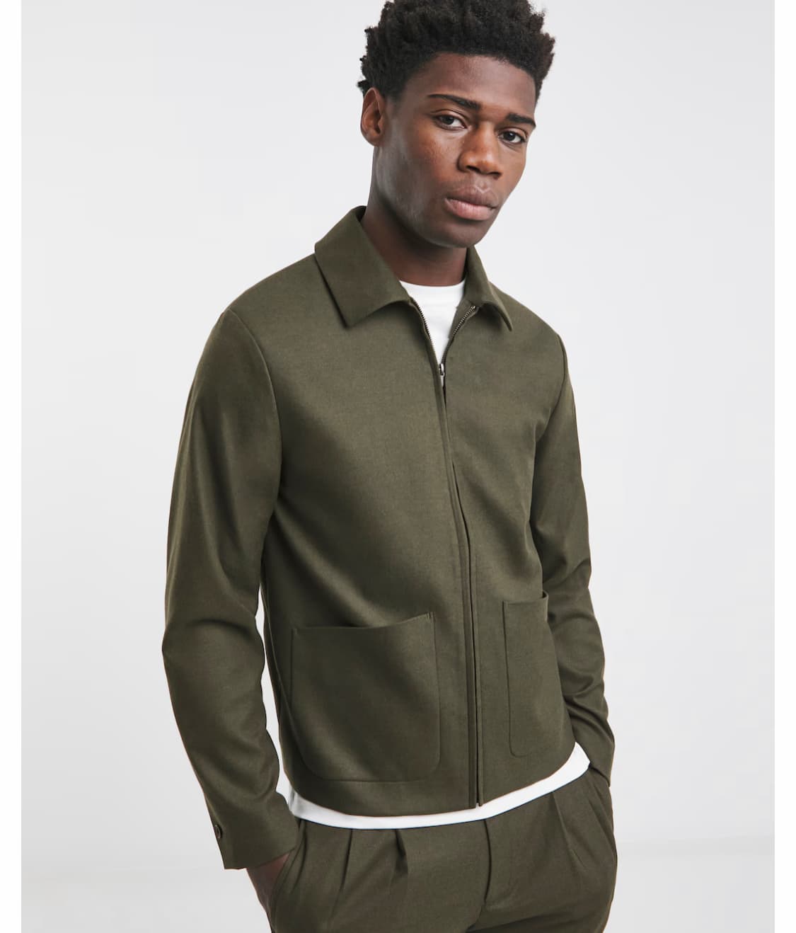 Tailored Flannel Shacket — image 2 of 3