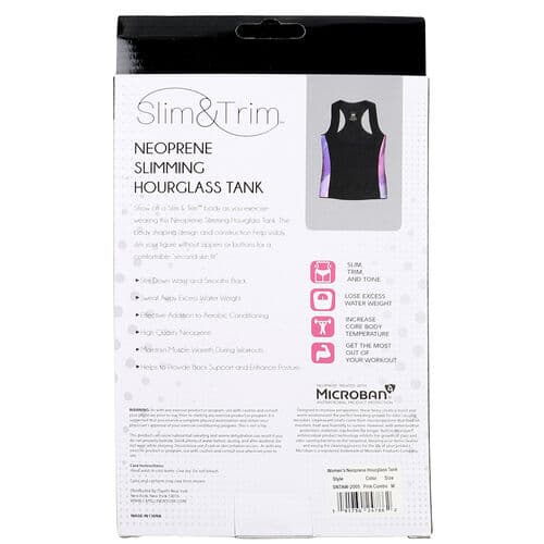 Slim N Trim Womens Neoprene Slimming Hourglass Tank — image 4 of 4