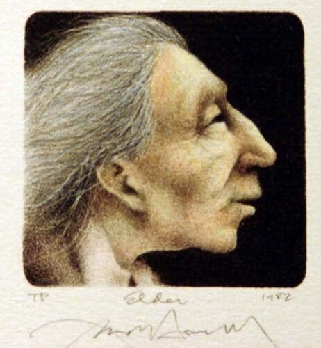 Frank Howell Elder 1982 Original Art Lithograph Hand Signed Artwork — image 2 of 3