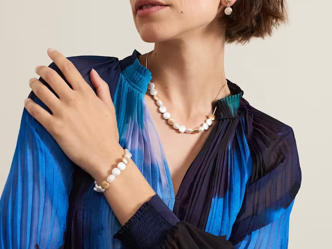 Beaded And Pearl Bracelet — image 3 of 3