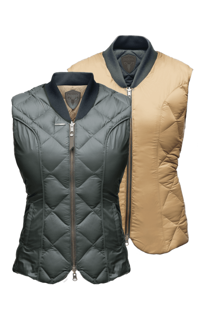 Talia Ladies Reversible Quilted Vest — image 1 of 5