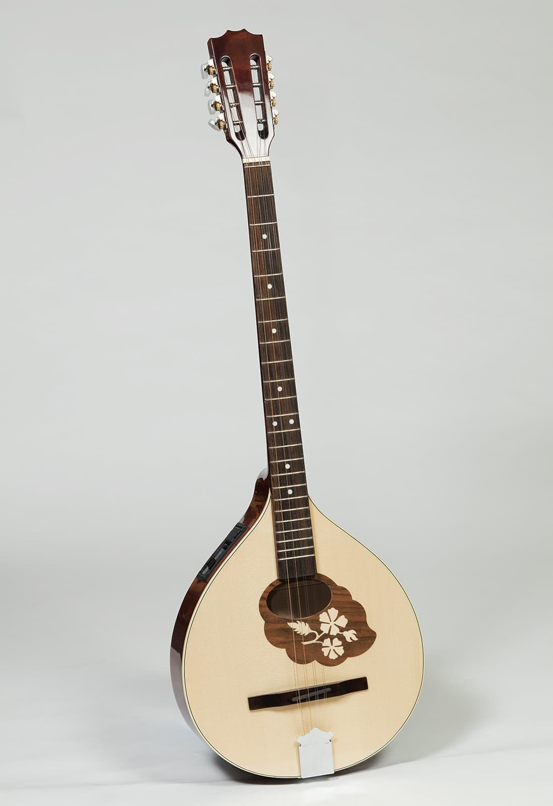 TRADITIONAL IRISH BOUZOUKI WITH EQ, 8 STRINGS MAPLE BODY WITH SPRUCE TOP