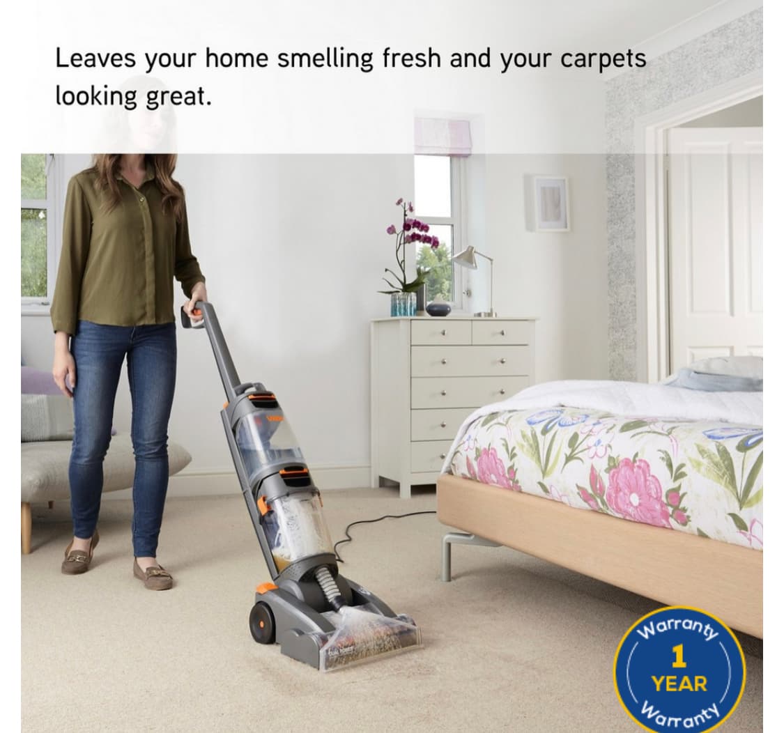 Vax W86-DP-B Dual Power Carpet Washer - Orange — image 2 of 2