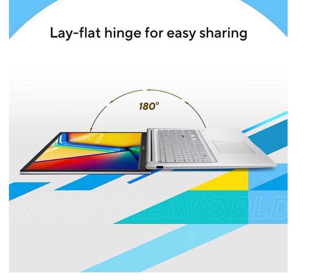 Asus Vivobook - 17.3in FHD 1920X1080 - Intel Pentium Gold - 8GB RAM - 512GB SSD - Silver — image 2 of 4