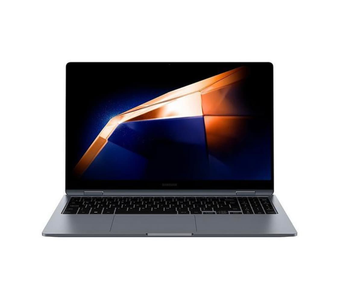 Samsung Galaxy Book4 360 (2024) Touchscreen Laptop - 15.6in FHD, Intel Core 5, 8GB RAM, 256GB SSD - Grey — image 2 of 4