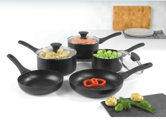 Salter 5Pc Ultimate Pan Set Black X15 — image 2 of 3