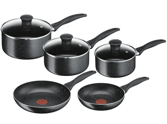Tefal Origins Non-Stick Aluminium Cookware Set - 5 Piece