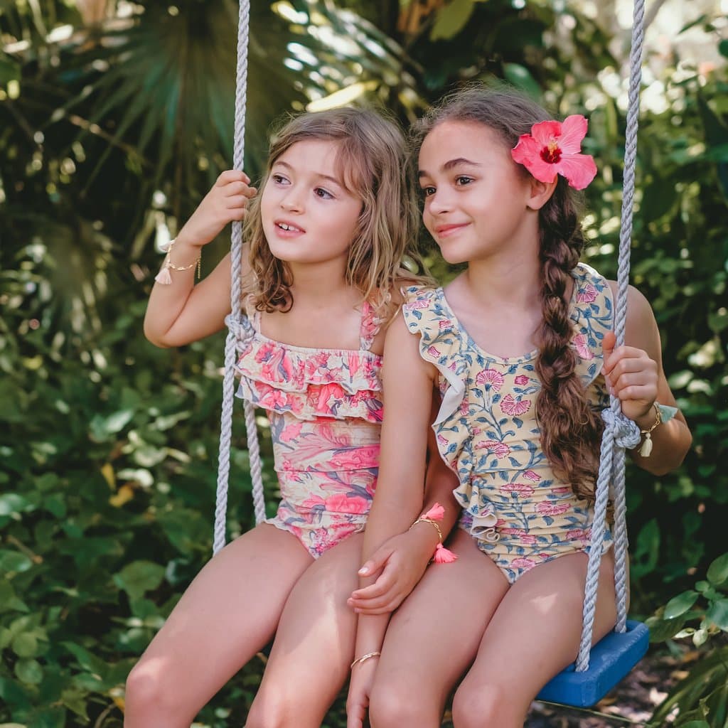 Louise Misha Bathing Suit Zacatecas - Pink Flowers — image 1 of 2