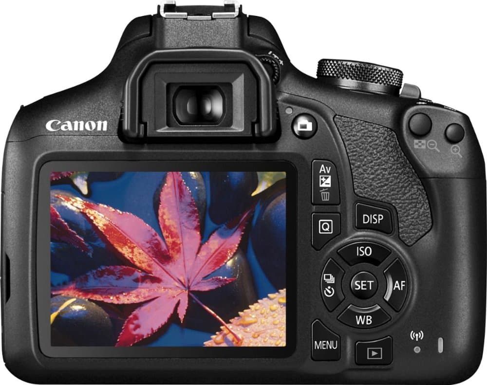 Canon - EOS Rebel T7 DSLR Video Two Lens Kit with EF-S 18-55mm and EF 75-300mm Lenses — image 2 of 2