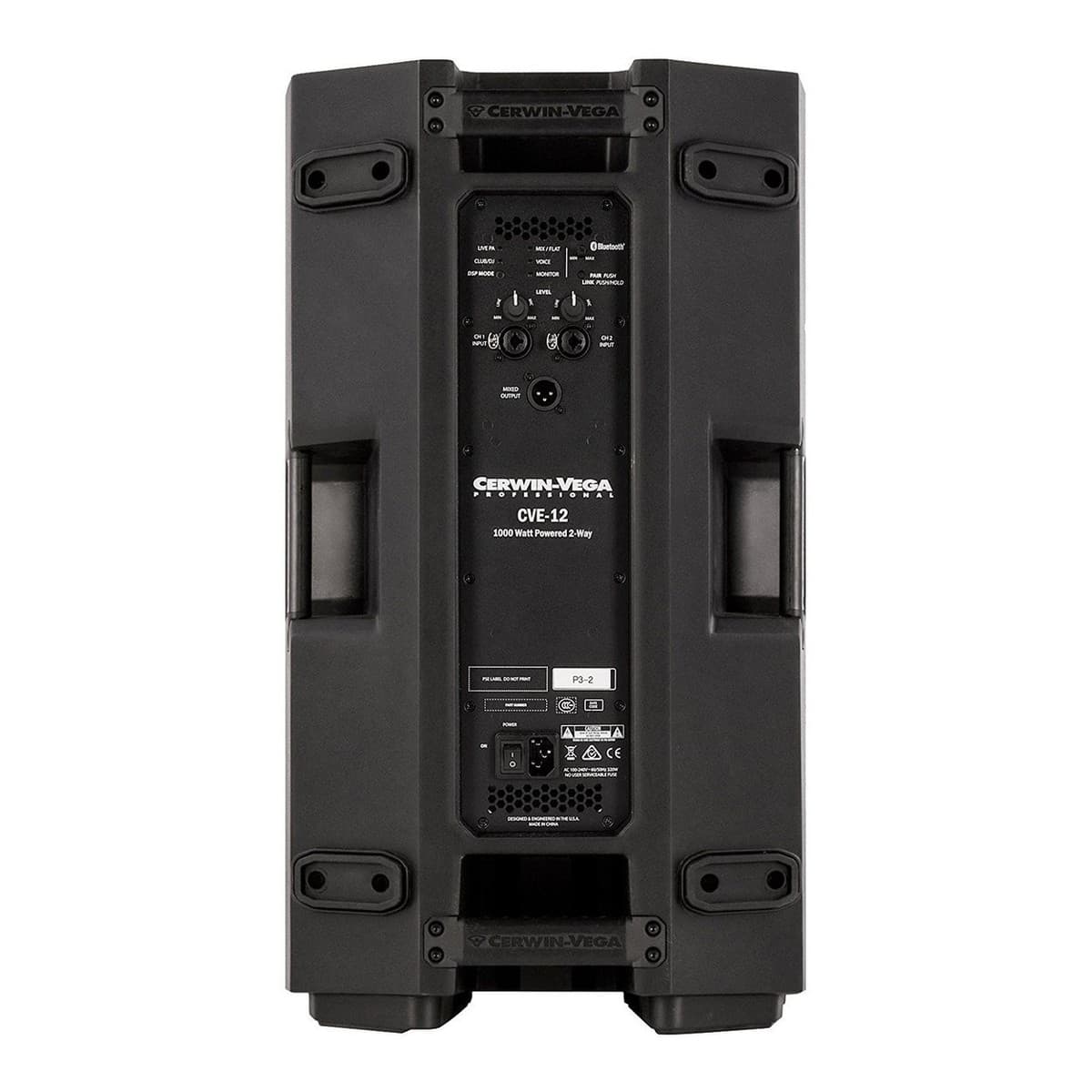 Cerwin-Vega CVE-12 12'' Active PA Speakers, Pair with Stands — image 5 of 7