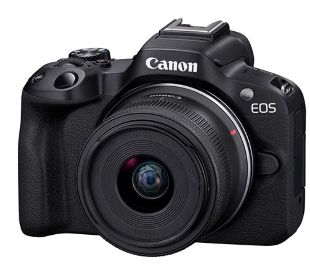 Canon EOS R50 with RF-S 18-45mm f4.5-6.3 IS STM Lens - Black — image 1 of 3