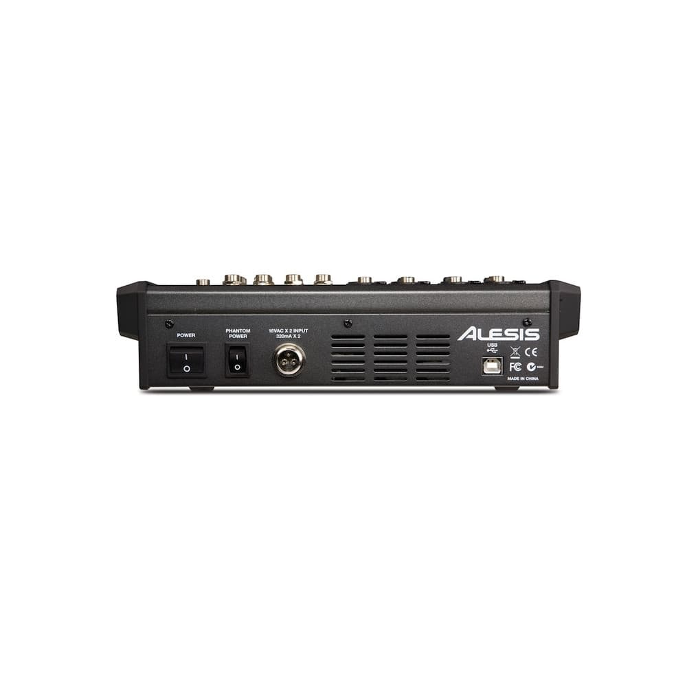 ALESISÂ® MULTIMIX 8 USB FX 8 CHANNEL MIXER WITH EFFECTS AND USB AUDIO INTERFACE - 4 XLR MIC INPUTS - USBFX — image 3 of 3