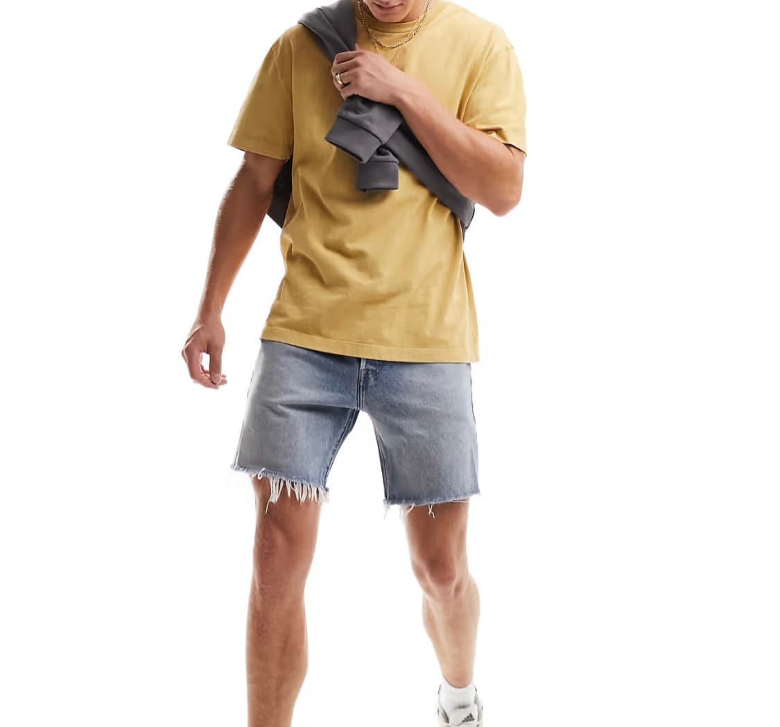 Levi's 501 '93 denim shorts in light blue wash — image 3 of 3