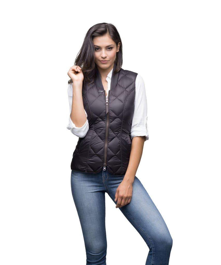 Talia Ladies Reversible Quilted Vest — image 5 of 5