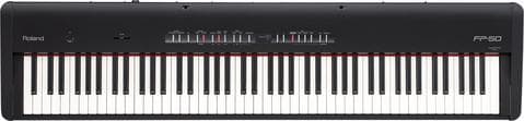 Roland FP-50 Black Digital Piano With Stand — image 2 of 2