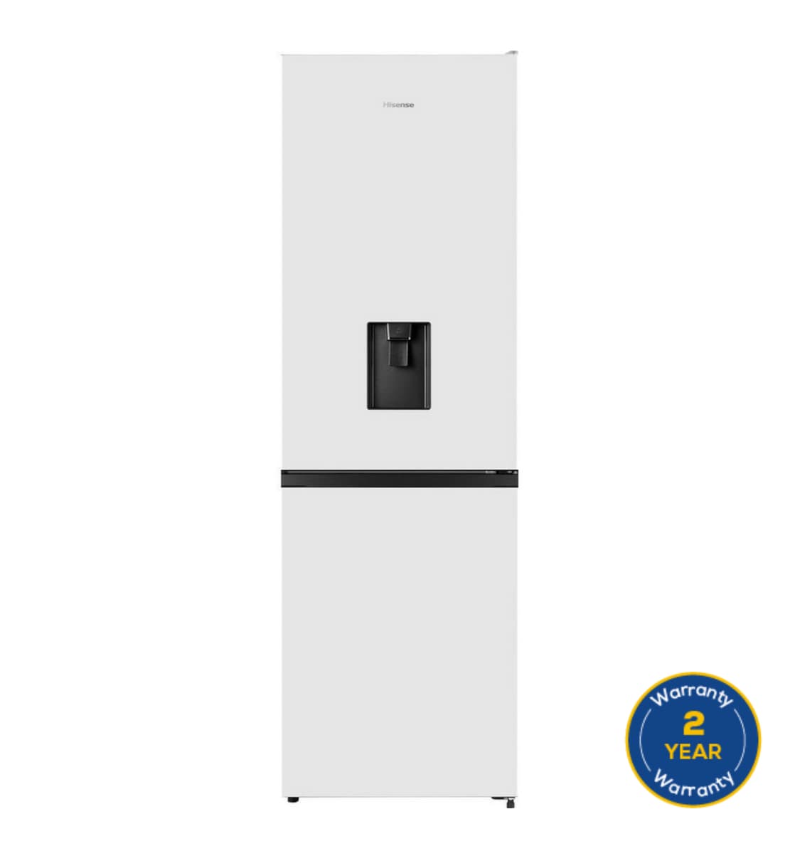Hisense RB390N4WWE 59.5cm 70/30 Frost Free Fridge Freezer - White — image 1 of 2