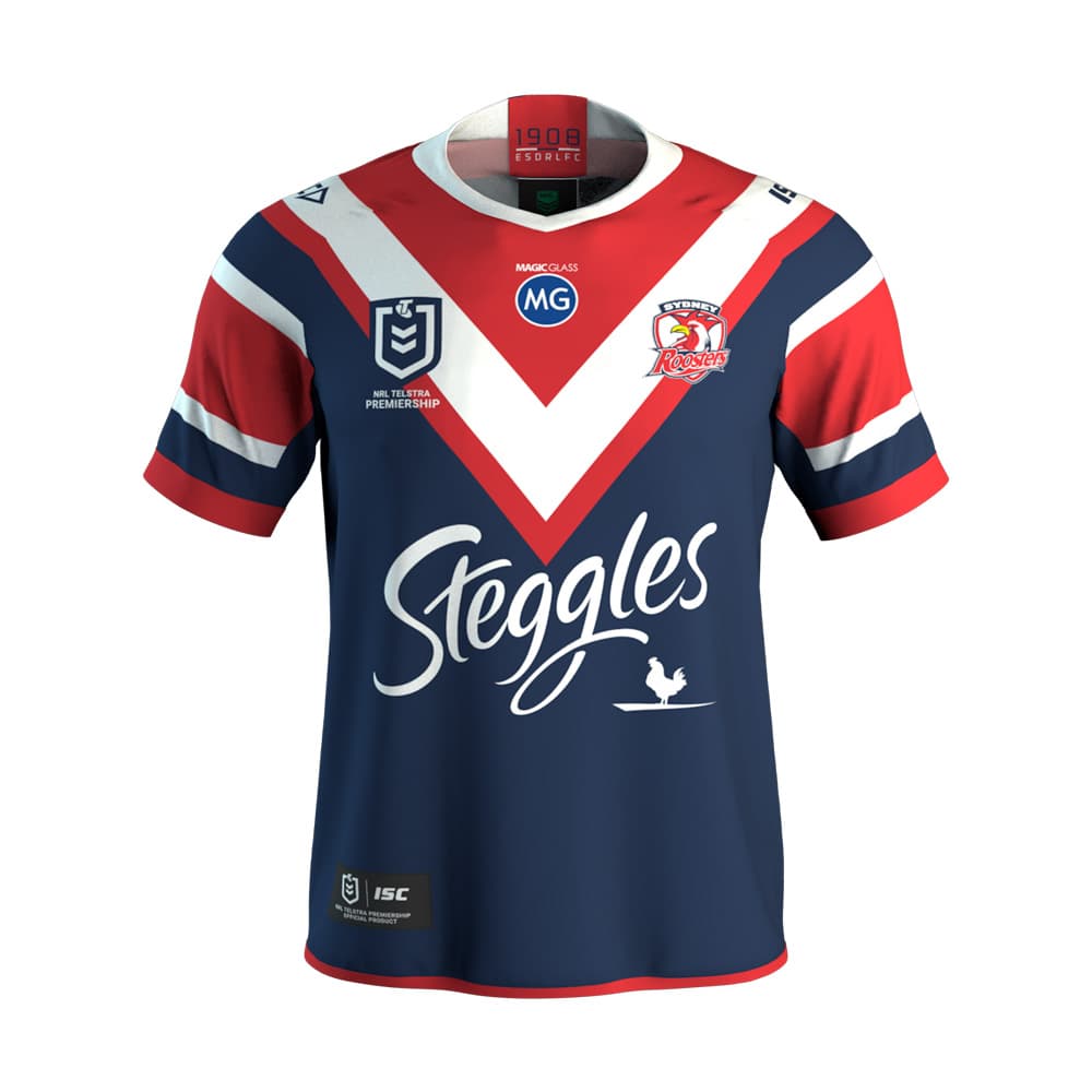 ISC SPORT NRL Roosters Mens Home Jersey — image 2 of 2