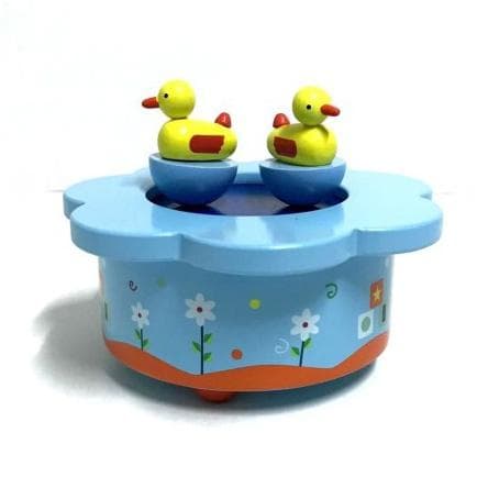 Wooden Music Box - Ducks