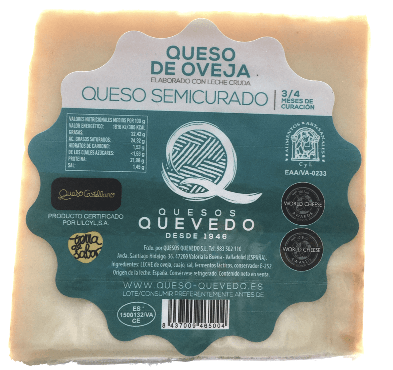 SEMI-CURED SHEEP CHEESE 450GR