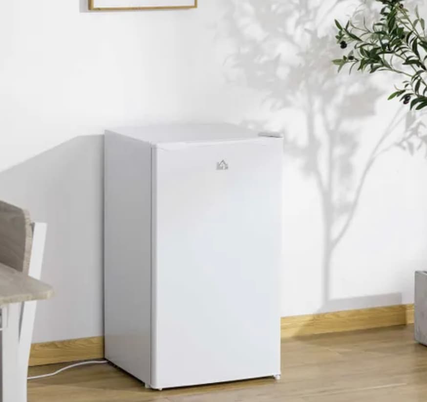 Freestanding 91 Litre Under Counter Fridge with Reversible Door - White — image 2 of 2