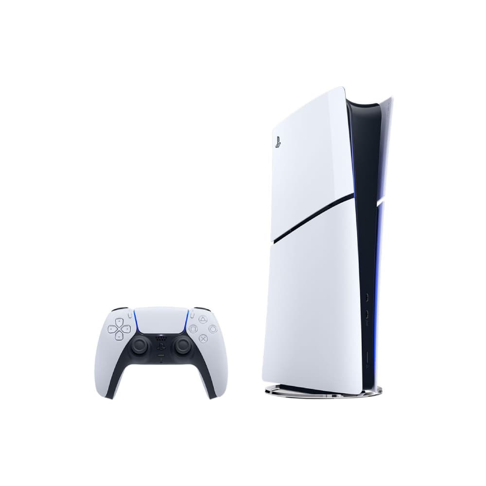 Sony PlayStation 5 Digital Slim AMD Ryzen Zen 2 16GB 1TB SSD 8K UHD 120fps Gaming Console — image 1 of 3