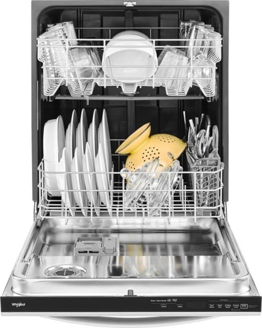 Whirlpool - 24" Built-In Dishwasher - Stainless steel — image 5 of 9
