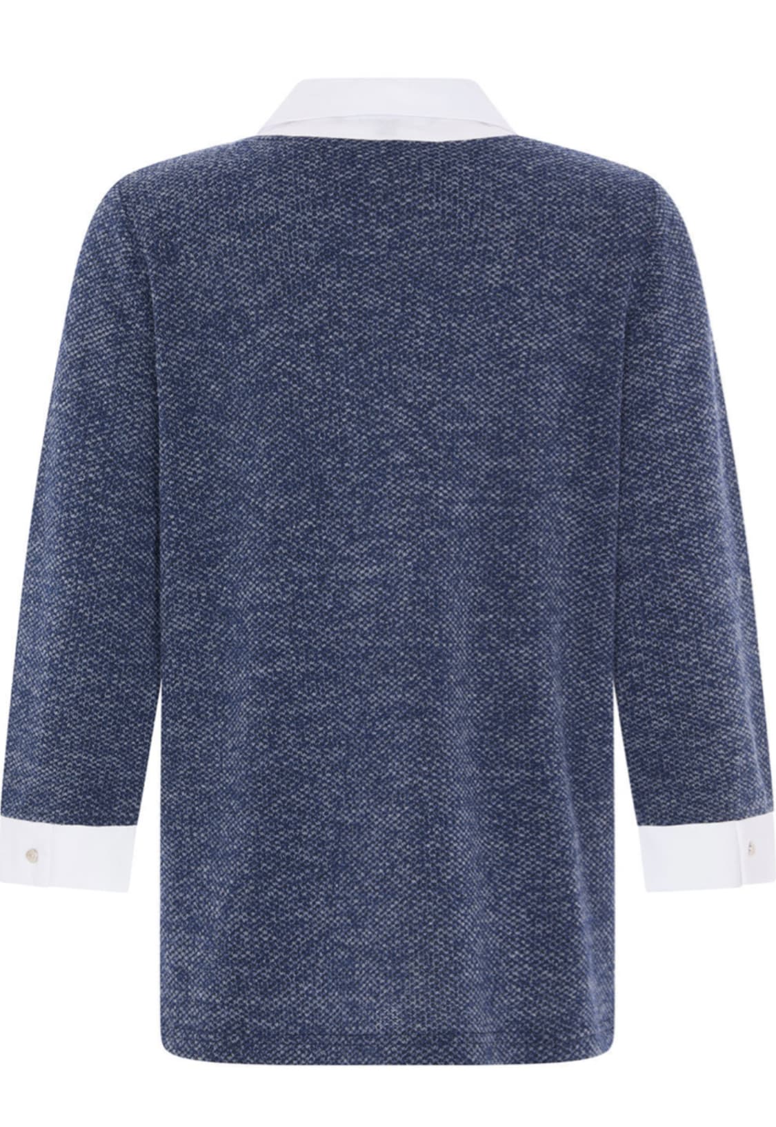 Long Sleeve Boucle Mock 2 in 1 Top — image 3 of 3