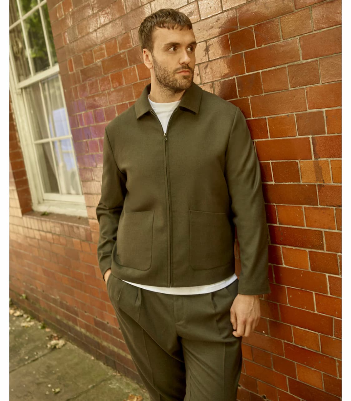 Tailored Flannel Shacket — image 1 of 3