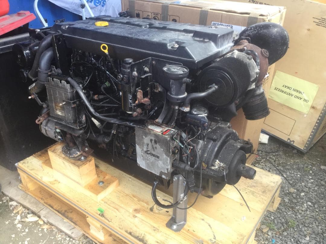 2002 Mercury MerCruiser 4.2 250hp Diesel & Leg — image 2 of 3