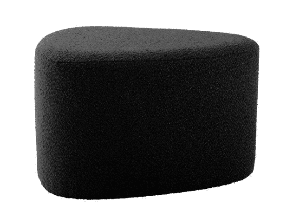 Pouf Ada Organic Large - Black — image 1 of 2