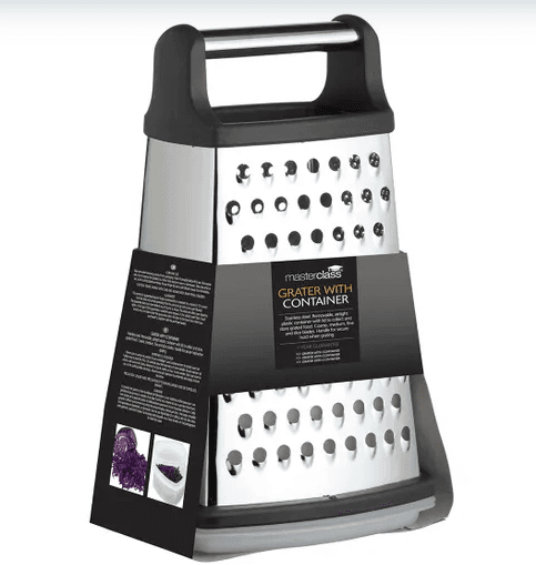 MasterClass Stainless Steel Four Sided Grater — image 1 of 2
