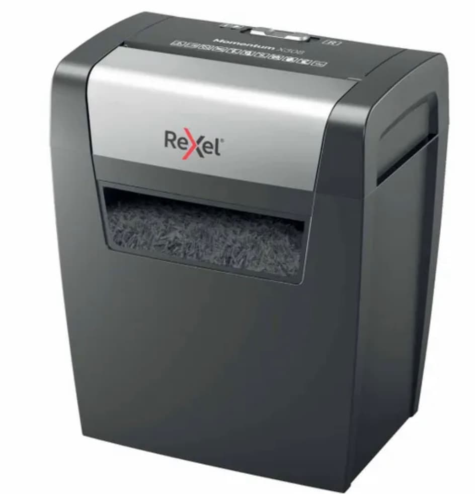 Rexel Momentum X308 8 Sheet Cross Cut Shredder — image 2 of 2