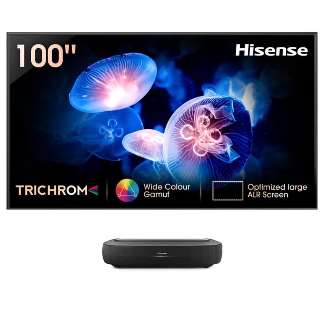 Hisense 100L9HTUKD 100" 100L9 Smart 4K Ultra HDR Laser TV — image 1 of 2