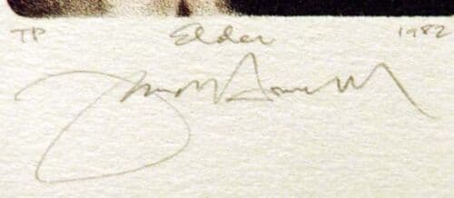 Frank Howell Elder 1982 Original Art Lithograph Hand Signed Artwork — image 3 of 3