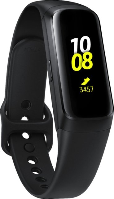 Samsung - Galaxy Fit Activity Tracker + Heart Rate - Black